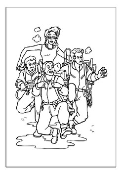 Join the ghostbusters squad with our coloring pages collection for kids