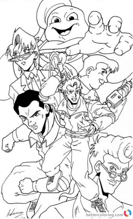 Free ghostbusters coloring pages for kids and adults cartoon coloring pages coloring pages avengers coloring pages