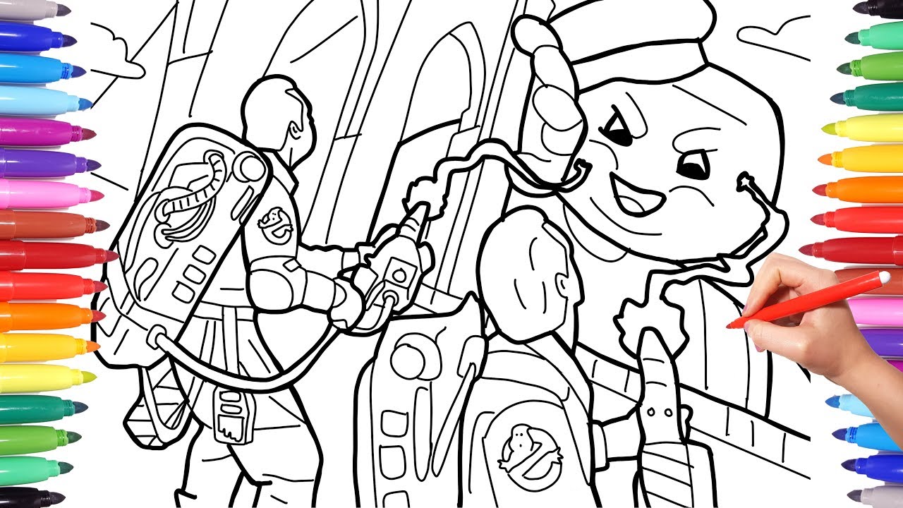 Ghostbusters coloring pages for kids coloring ghostbusters and stay puft arshallow an