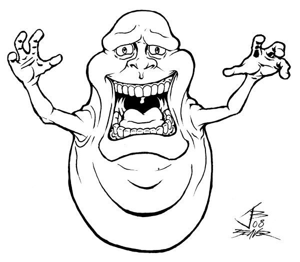 Ghostbusters slimer coloring page ghostbusters ghost busters birthday party ghostbusters birthday party