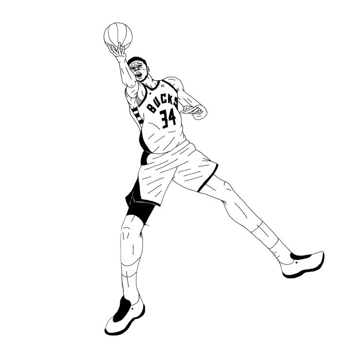 Giannis antetokounmpo coloring pages pdf free