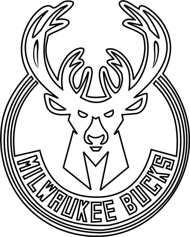 Printable milwaukee bucks coloring pages pdf free