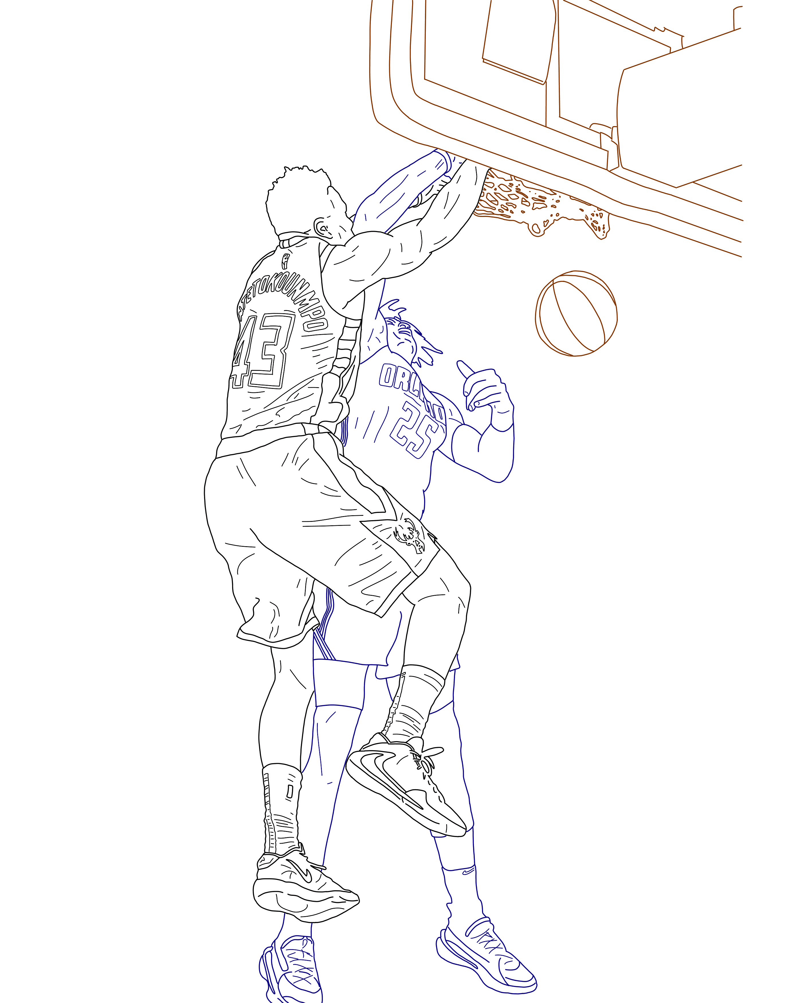 Oc thanasis dunk coloring page rmkebucks