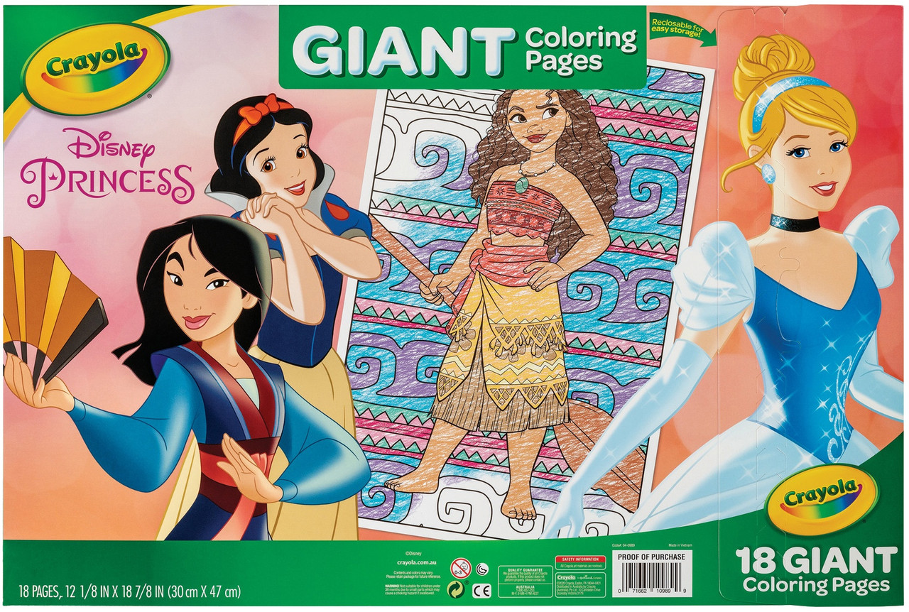 Pack crayola giant coloring pages x