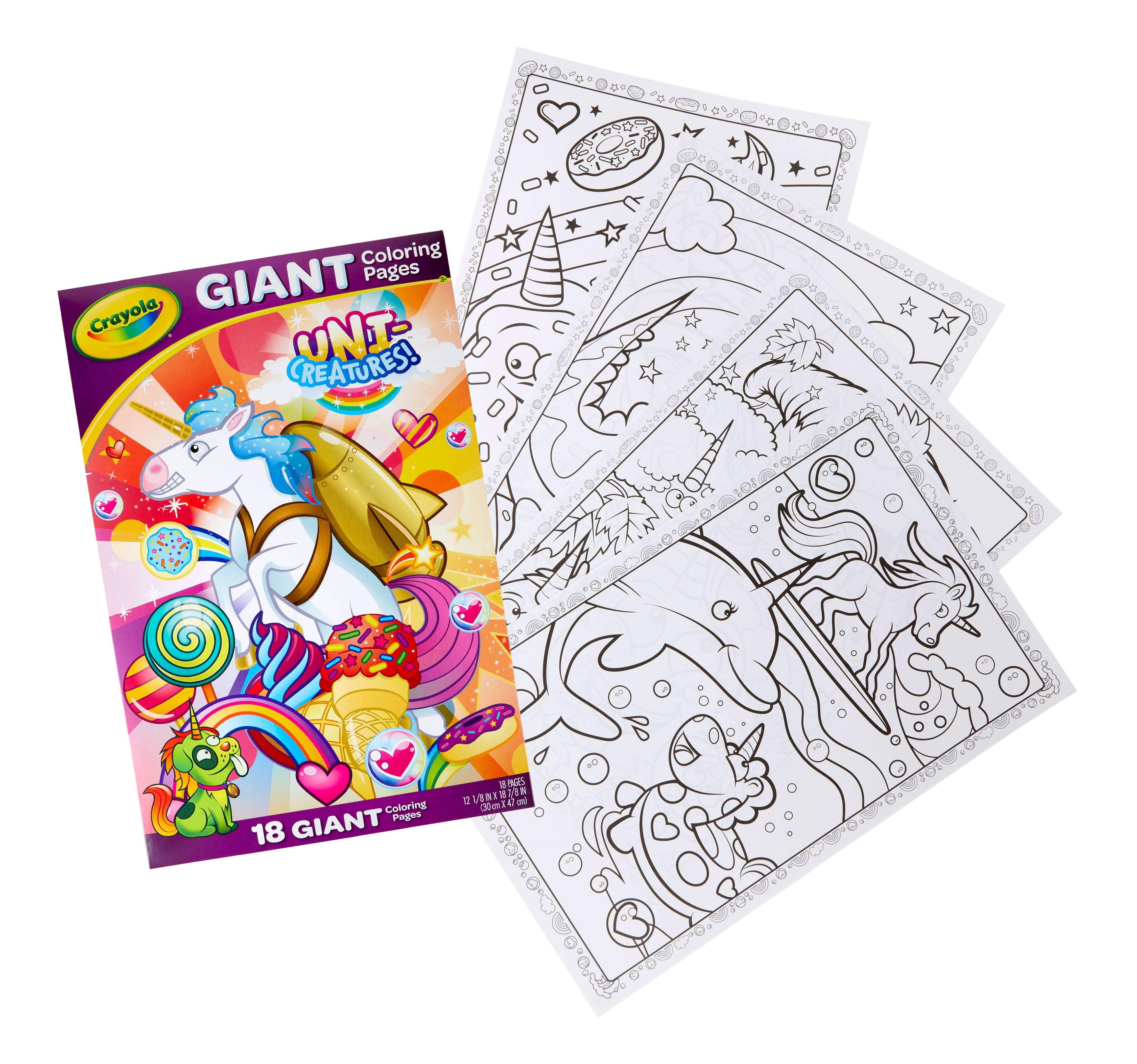 Crayola giant colouring pages