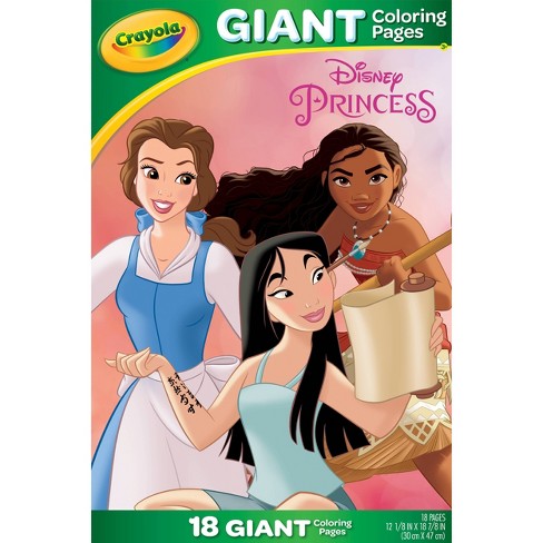 Crayola ct disney princess giant coloring pages
