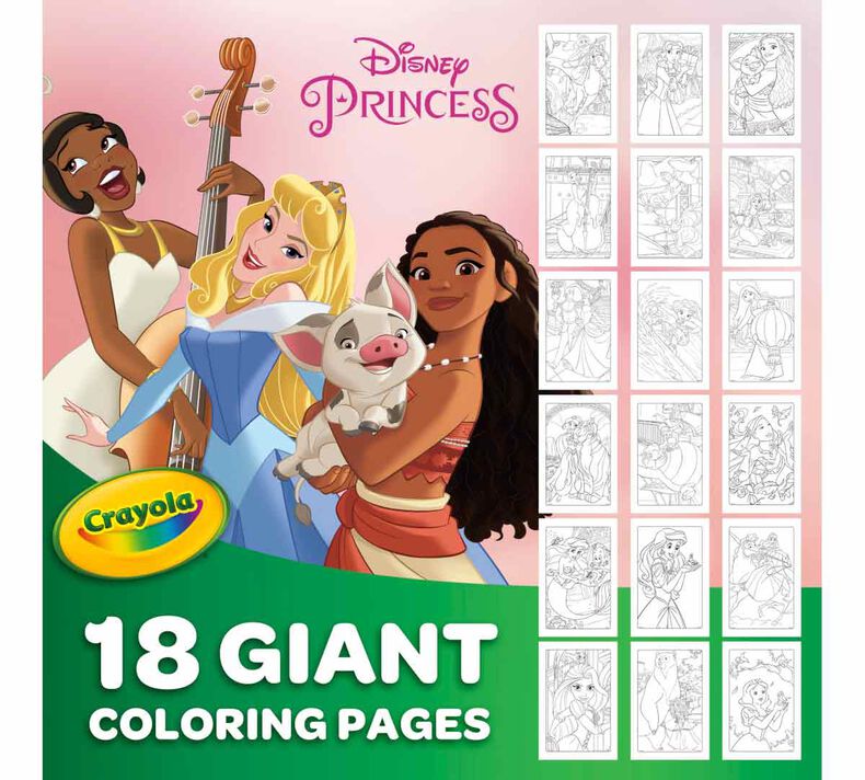 Giant disney princess coloring pages