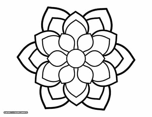 Flower templates