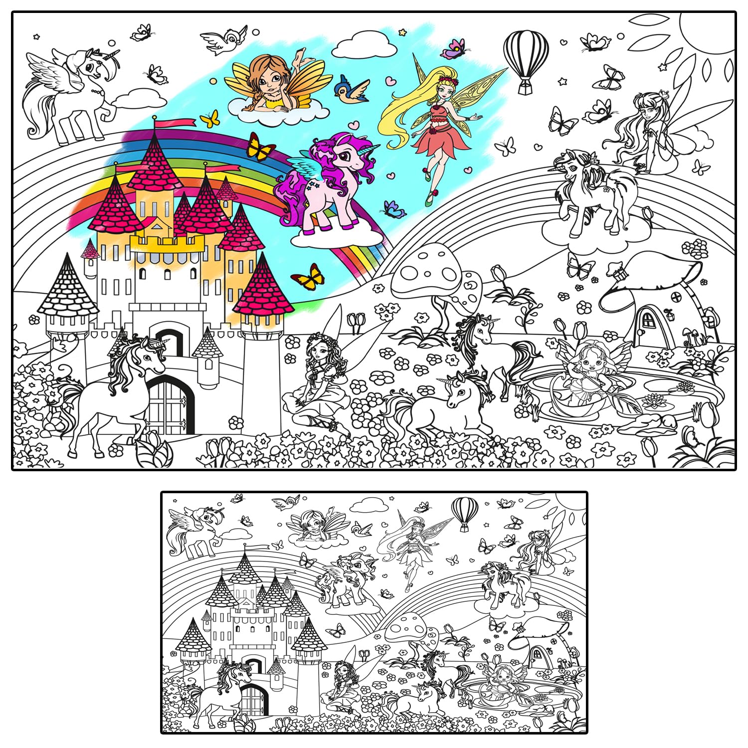 Alex art giant coloring poster