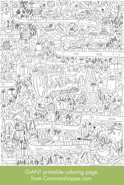 Giant christmas coloring poster christmas colors nativity coloring pages christmas coloring pages