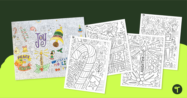 Giant coloring sheet