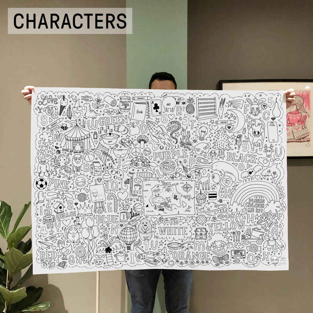 Giant colouring sheet by leelu