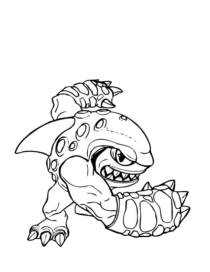 Free printable skylander giants coloring pages for kids