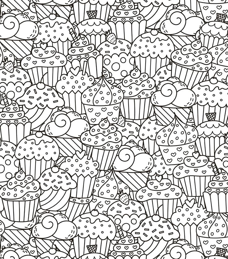 Coloring gift wrapping paper â gorilla goodies white cupcakes coloring books coloring pages
