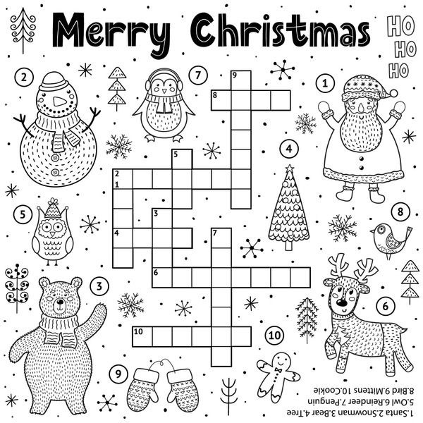 Thousand christmas cross word royalty