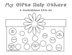 Sunday school coloring pages gifts of the spirit coloring pages