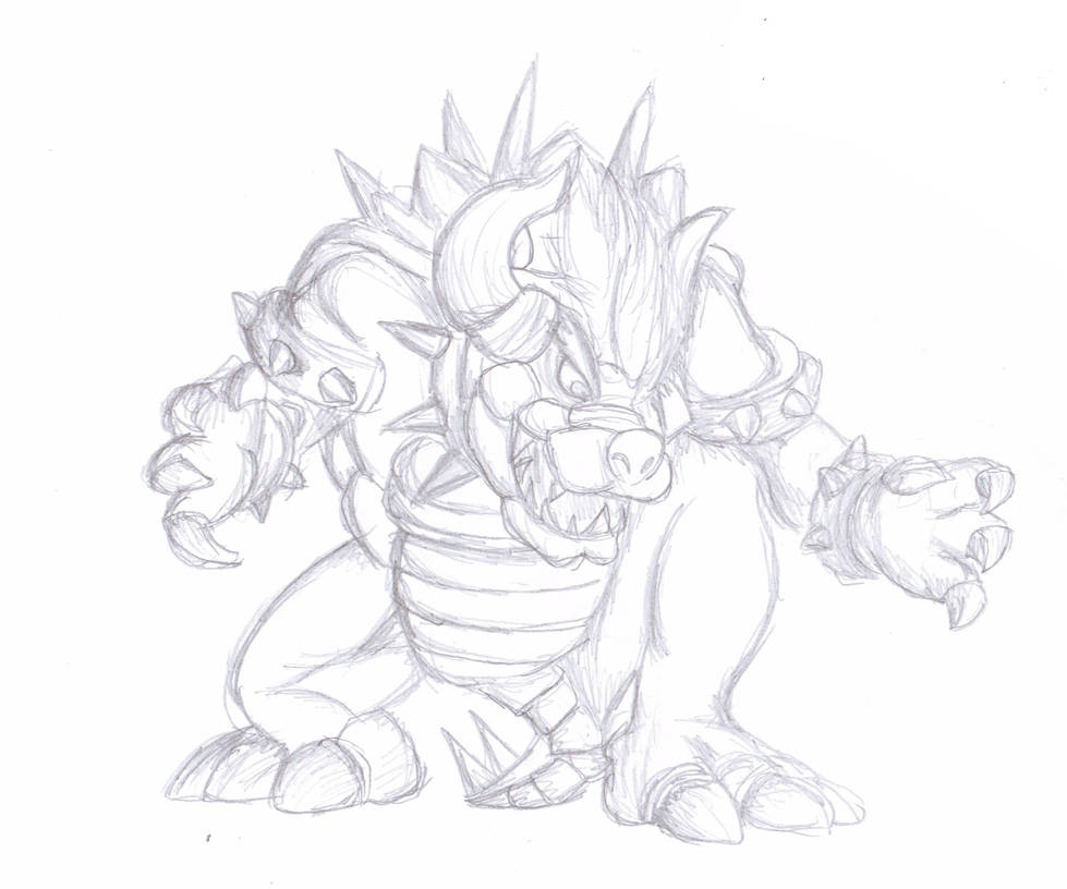 Giga bowser by chrisyoshiman on