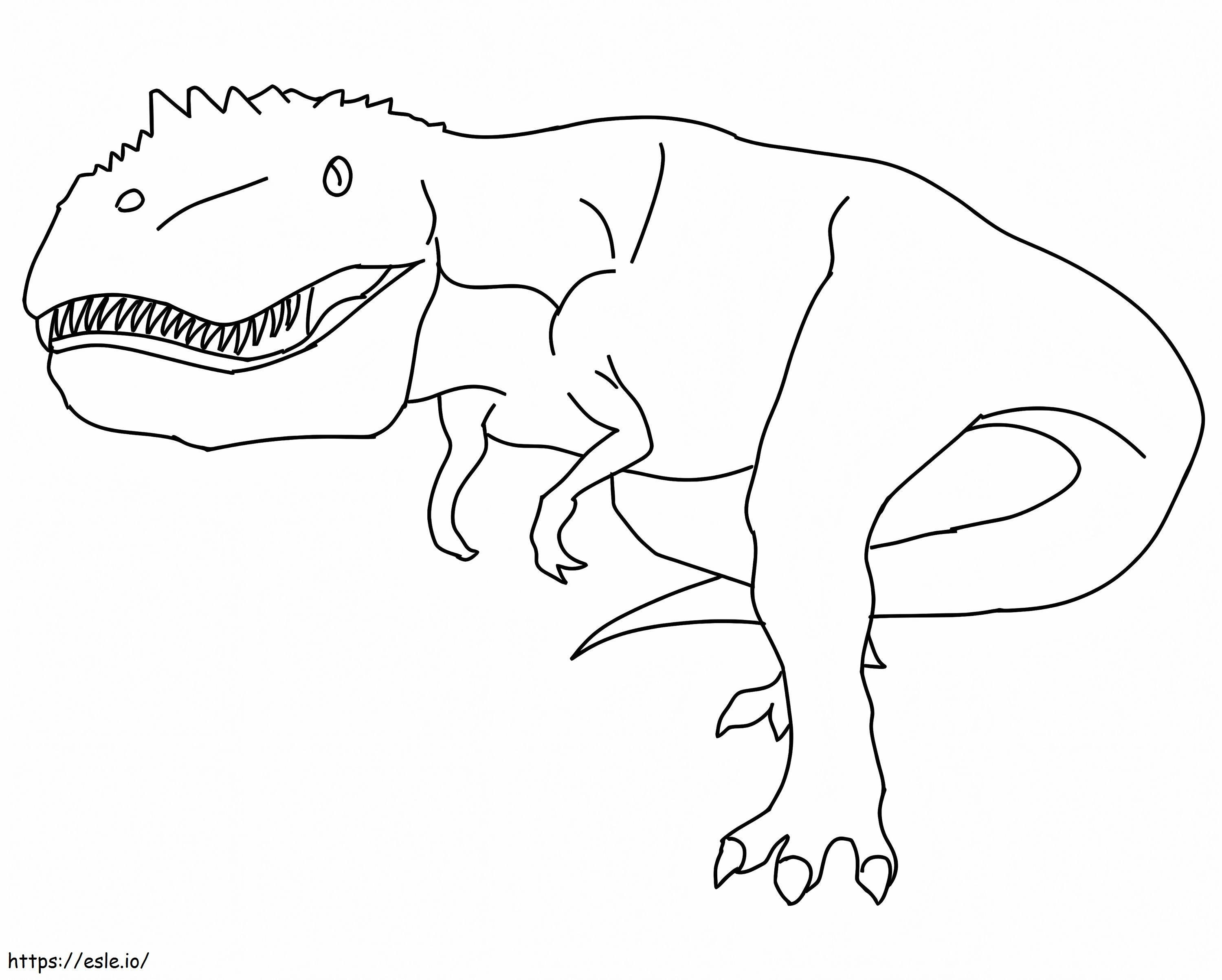 Giganotosaurus coloring page