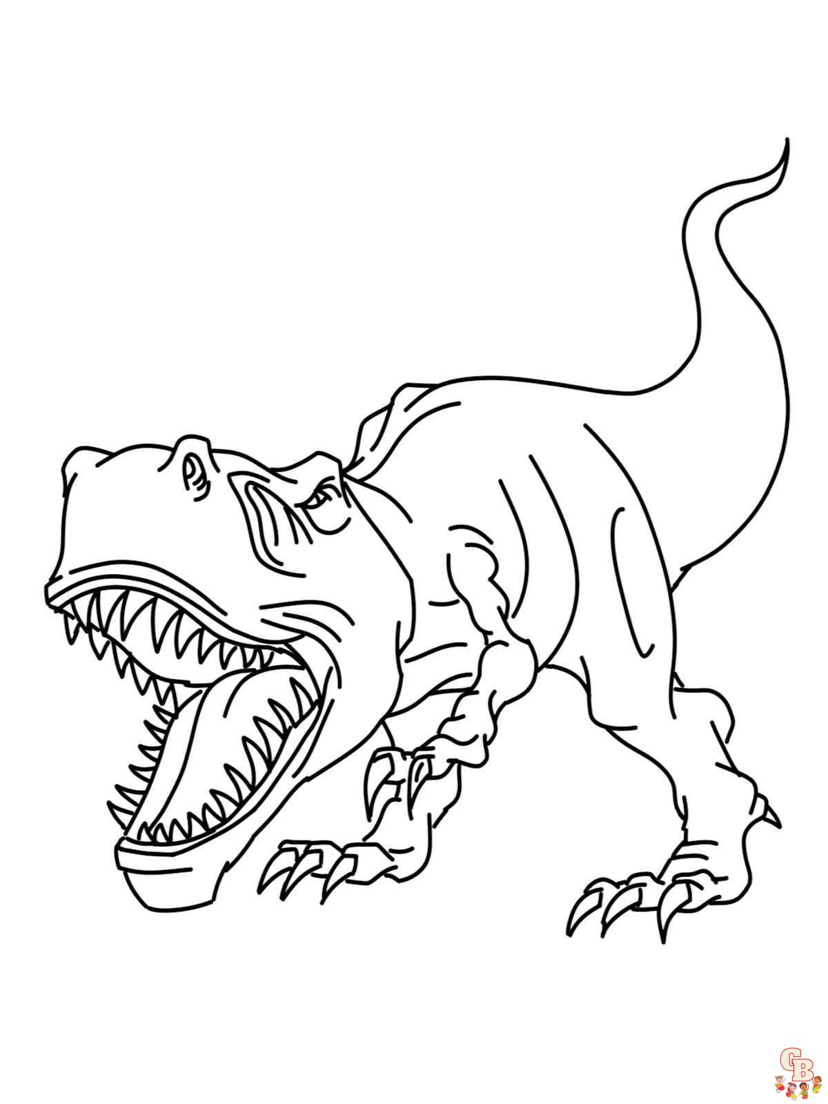 Explore the prehistoric world with free dinosaur coloring pages