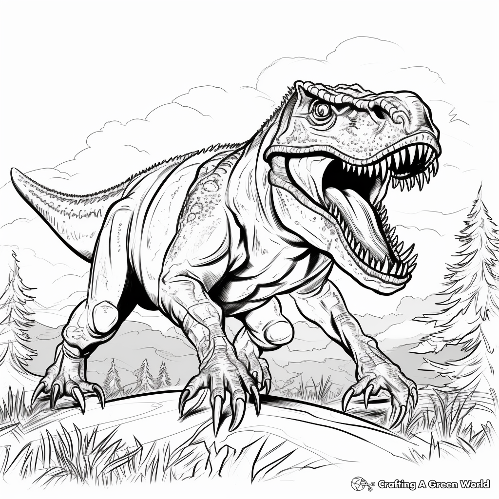 Giganotosaurus coloring pages