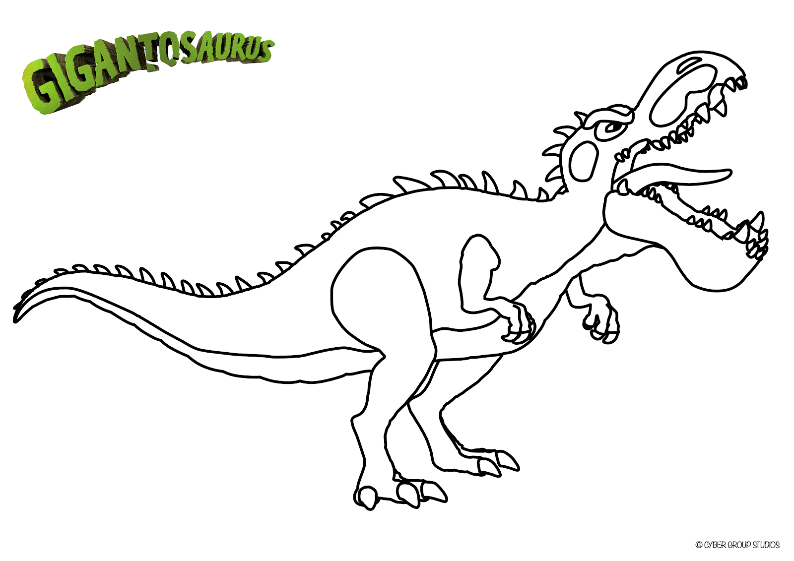 Gigantosaurus on disney junior free printables cartoon coloring pages disney coloring pages coloring pages