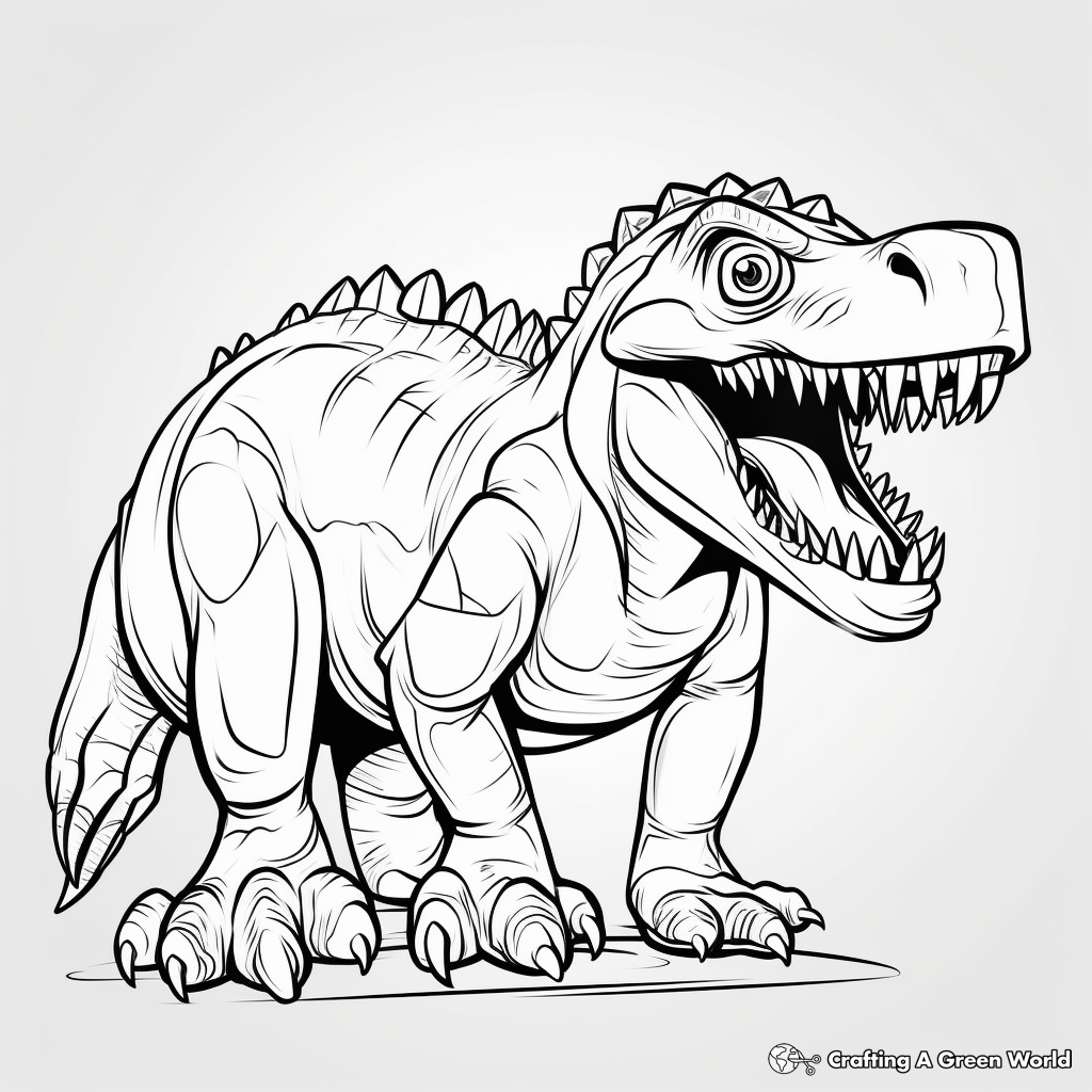 Giganotosaurus coloring pages