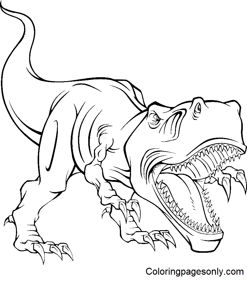 Giganotosaurus coloring pages printable for free download