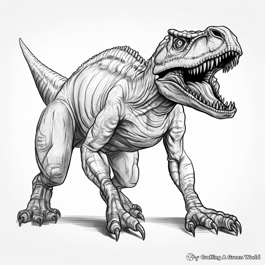 Giganotosaurus coloring pages