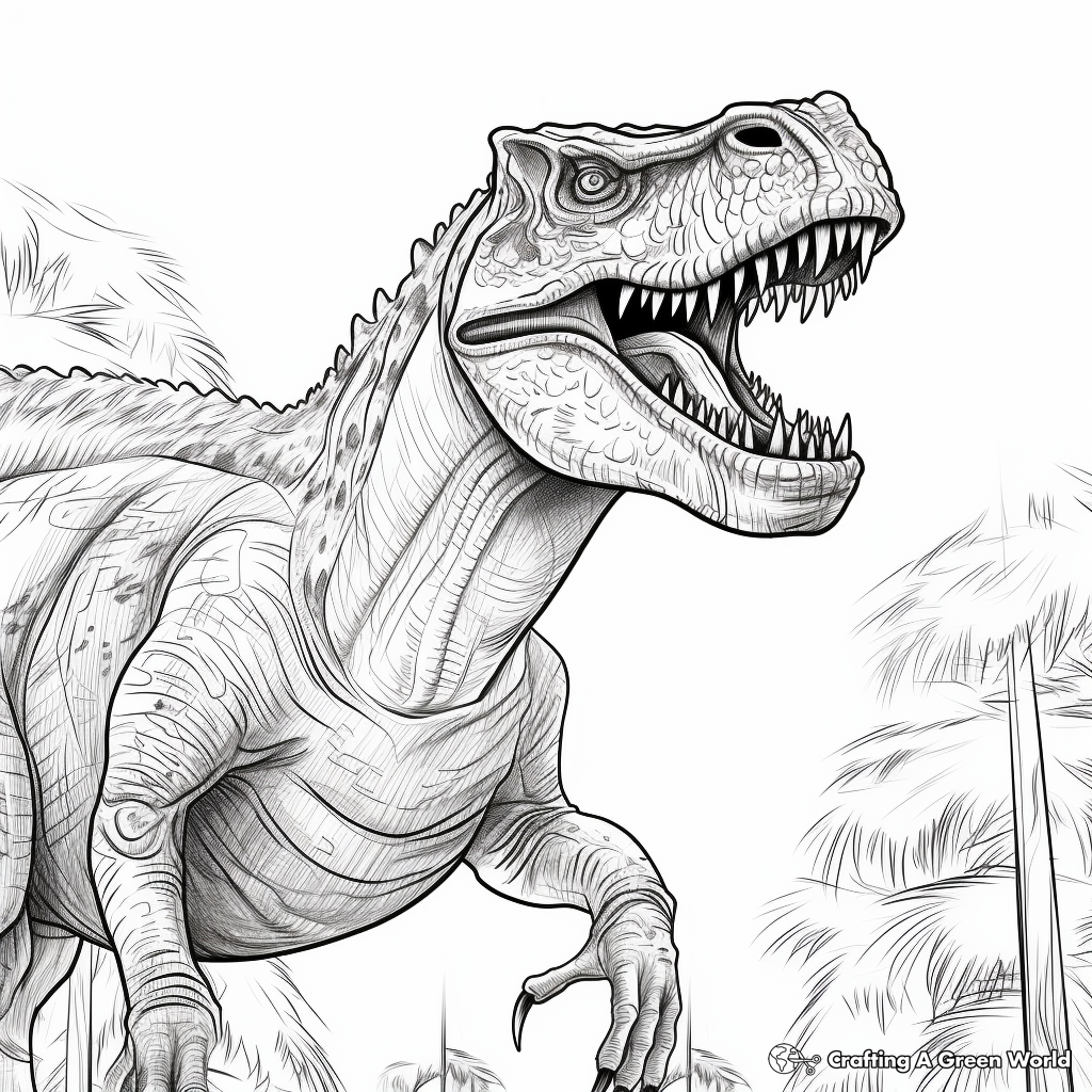 Giganotosaurus coloring pages