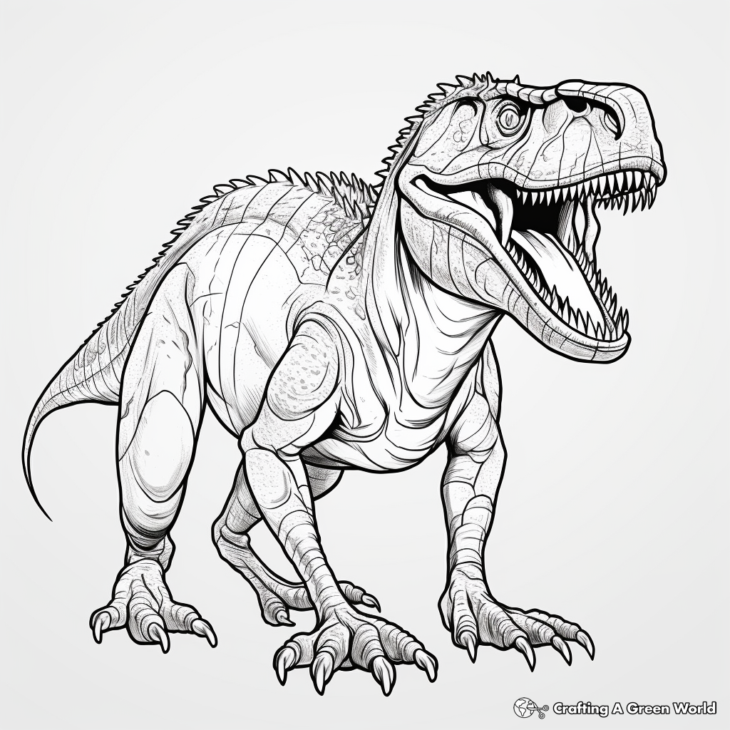 Giganotosaurus coloring pages