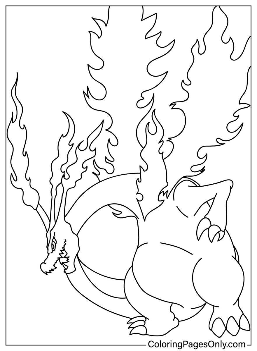 Coloring pages only on x ððdive into the fiery world of unique charizard coloring pages ððð httpstcoemzizpxuws charizard pokemon coloringpagesonly coloringpages coloringbook art fanart sketch drawing draw coloring usa trend