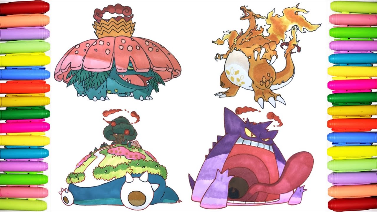 Pokeon coloring gigantaax pt