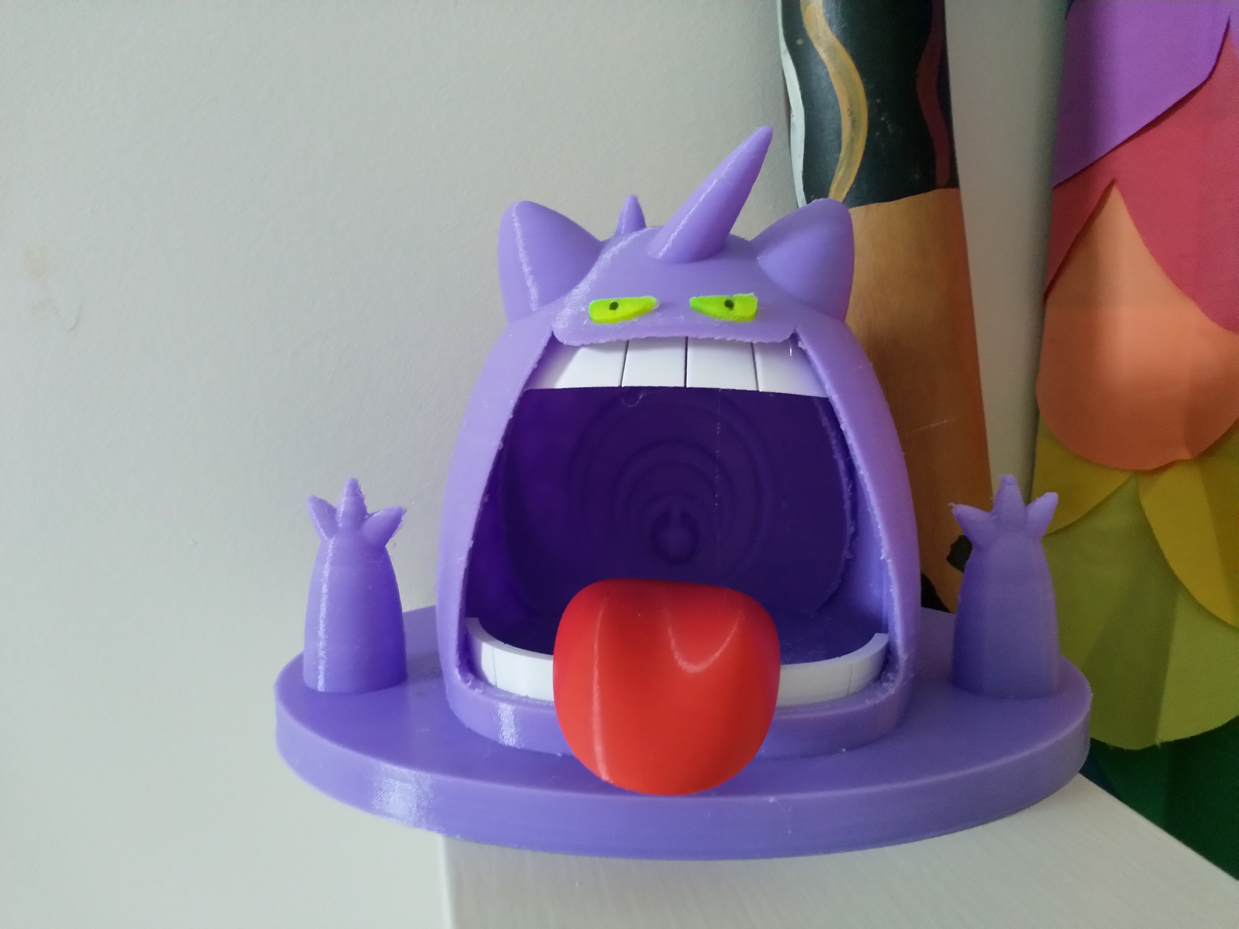 Free stl file gigantamax gengar in a swamp pokemon ãããããããã ãããã mmu multi colour parts ðãd printer model to downloadãcults