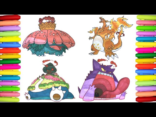 Pokeon coloring gigantaax pt