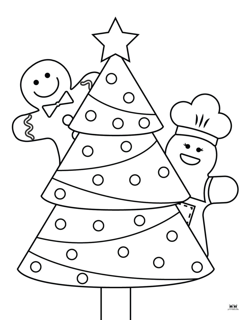 Gingerbread man coloring pages