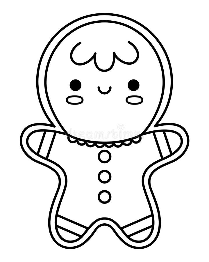 Gingerbread man coloring page stock illustrations â gingerbread man coloring page stock illustrations vectors clipart