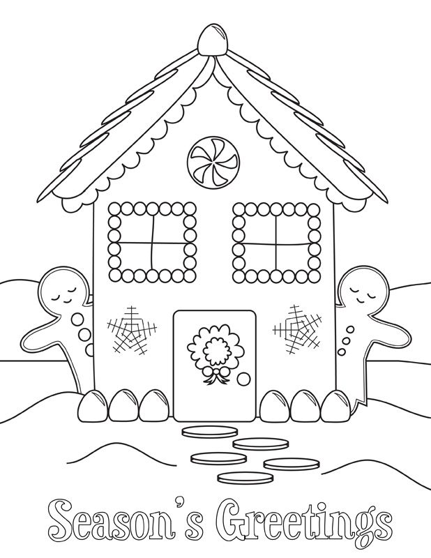 Snowflake coloring pages gingerbread man coloring page house colouring pages