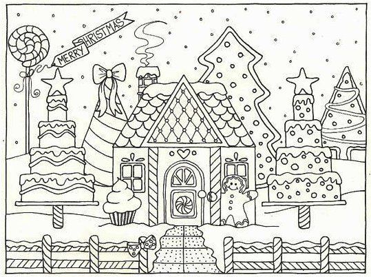 Gingerbread house cake coloring pages christmas coloring sheets house colouring pages christmas coloring pages