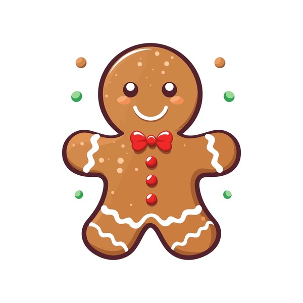 Thousand christmas gingerbread man royalty