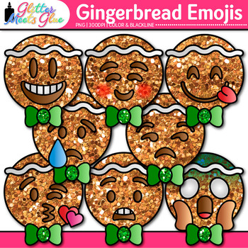 Gingerbread man emoji clipart christmas emoticon clip art black white png