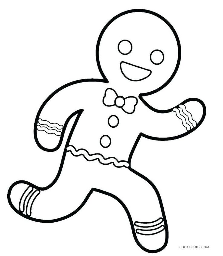 Gingeread man coloring pages pdf ideas