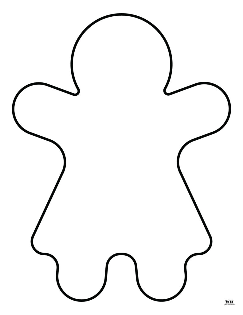 Gingerbread man coloring pages