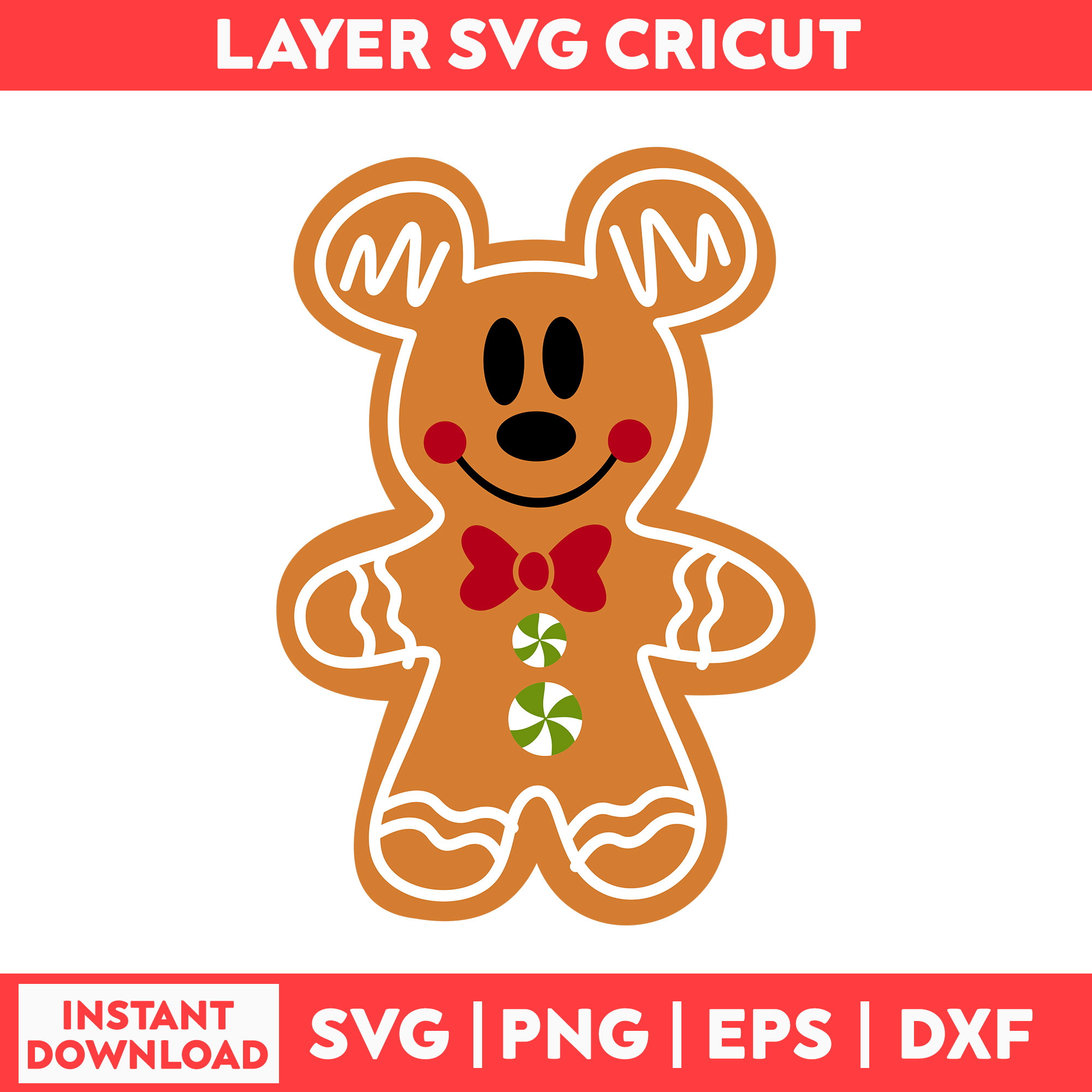 Mickey cookies svg christmas gingerbread svg mickey christ