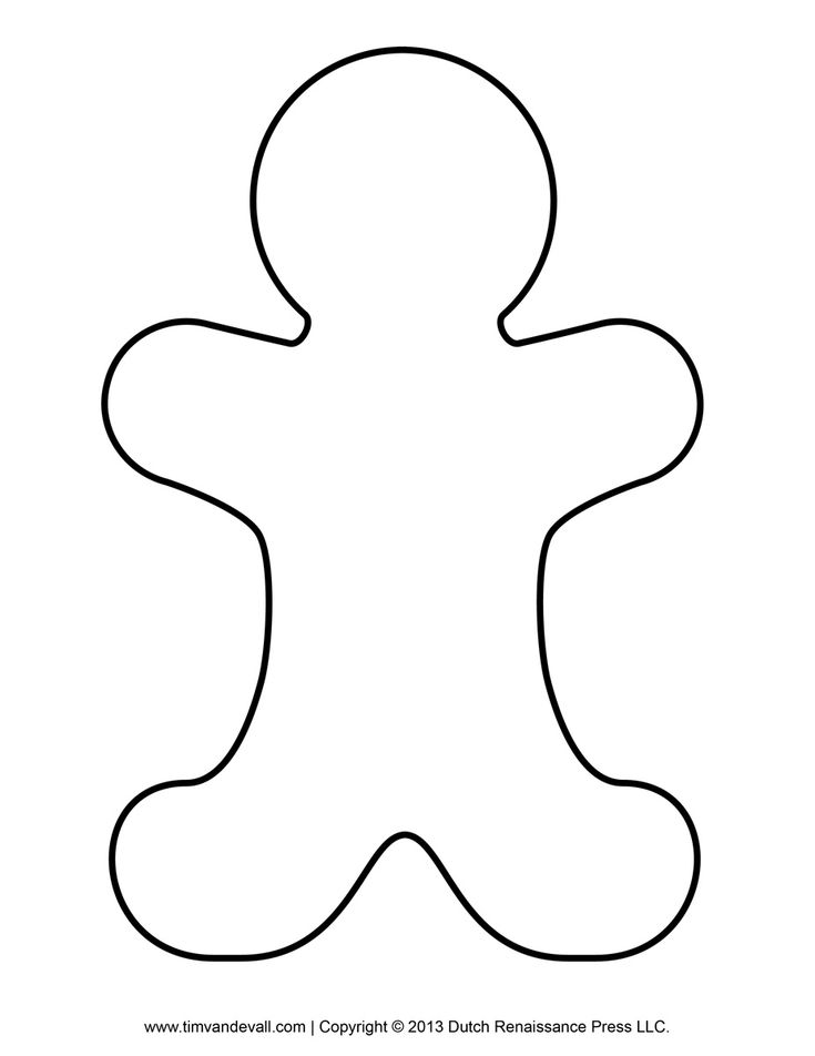 Gingerbread man template clipart coloring page for kids â tims printables gingerbread man template gingerbread man coloring page gingerbread man