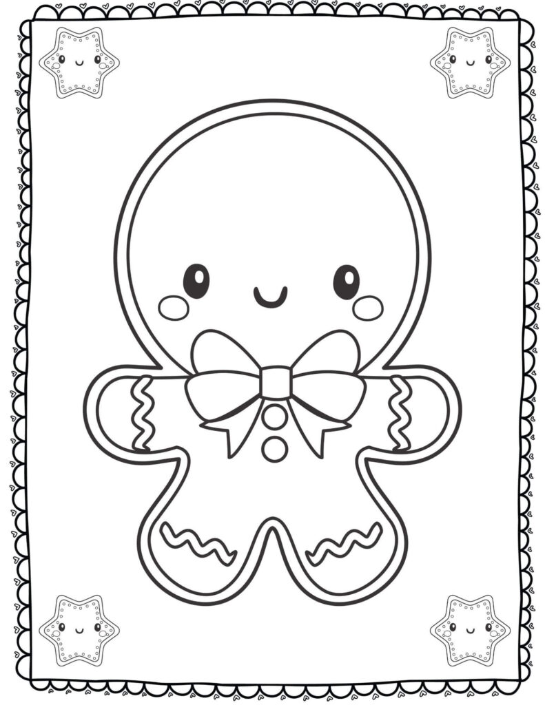 Gingerbread men printables for the christmas season