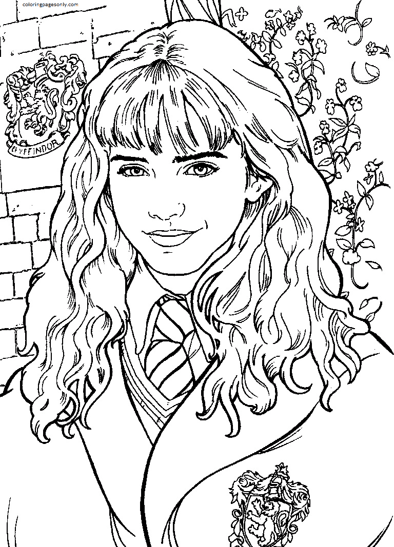 Free printable harry potter coloring pages for students