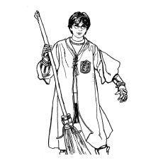 Top free printable harry potter coloring pages online