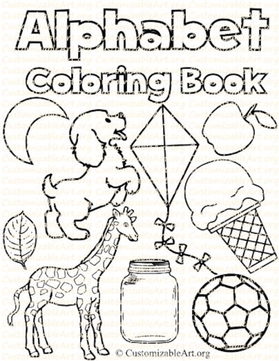 Alphabet coloring book printable alphabet coloring pages sheets digital fun learning letters fo the alphabet alphabets coloring book a