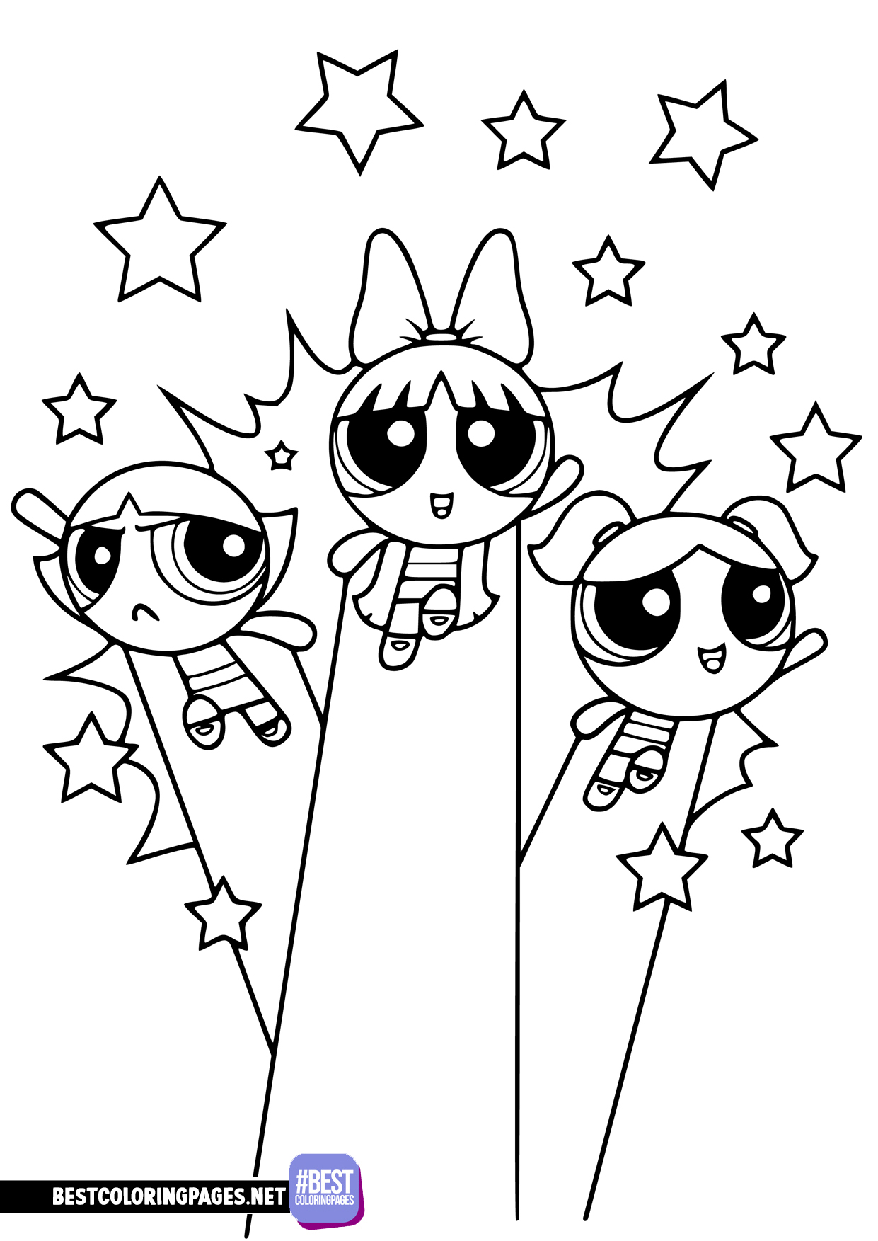 Powerpuff girls coloring pages