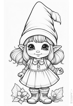 Christmas elves coloring pages christmas elves coloring sheet vol
